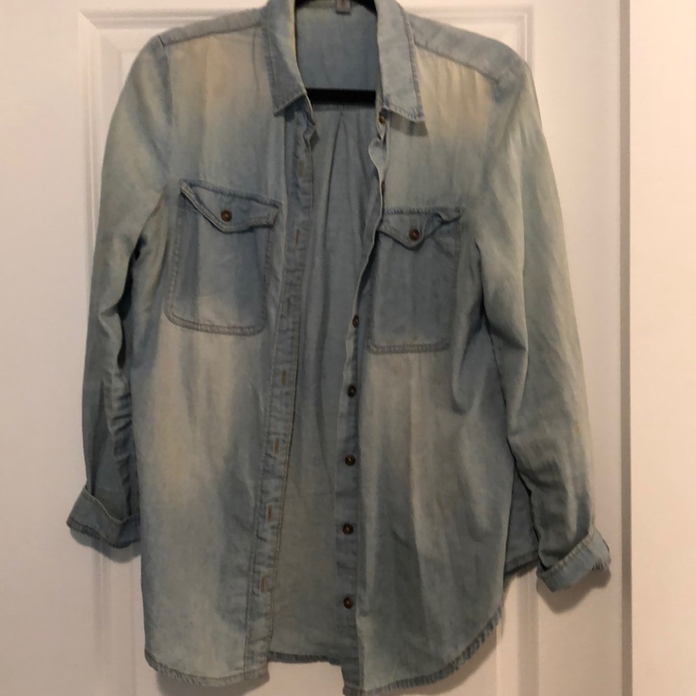 Oversized Jean Shirt